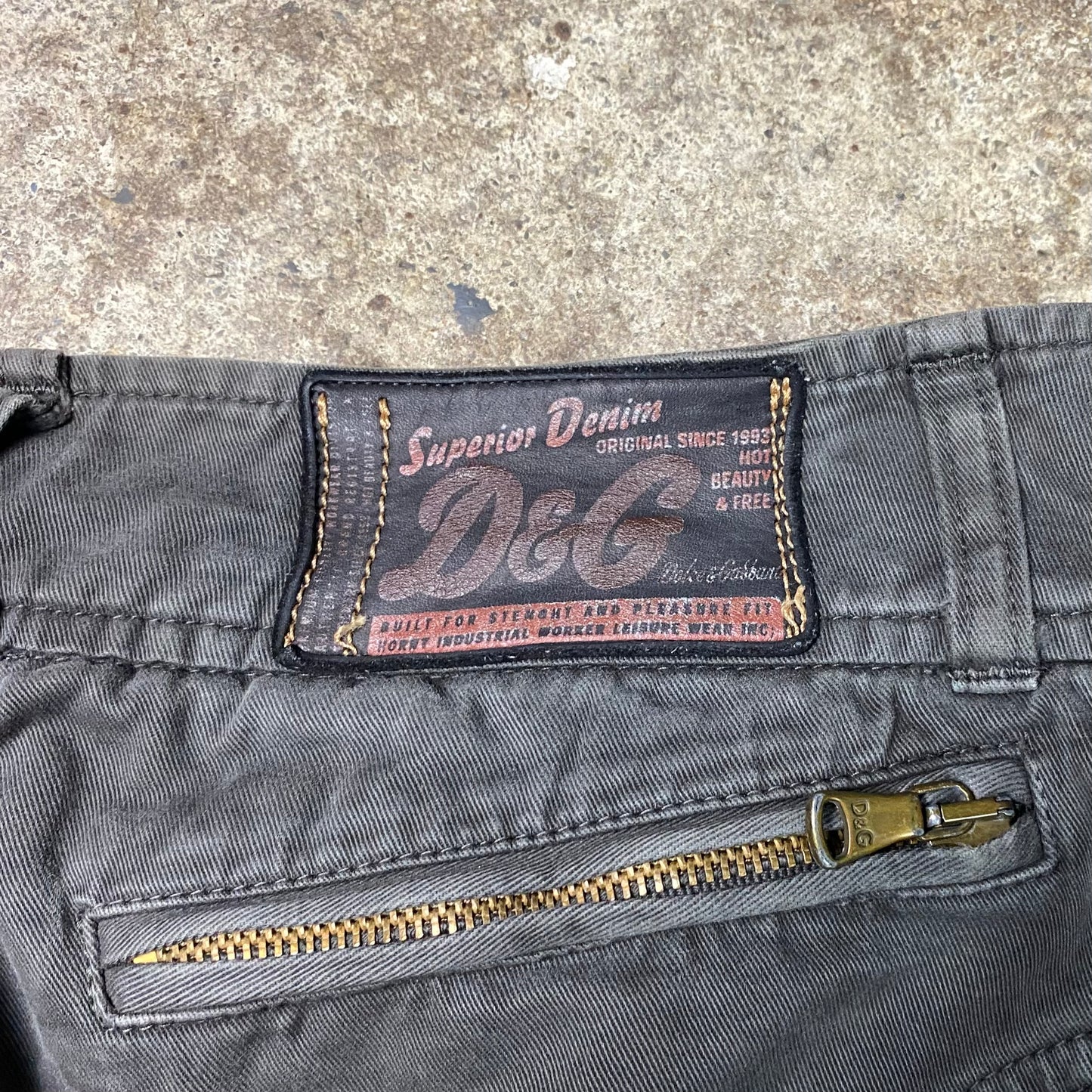 AW03 Dolce & Gabbana biker pants