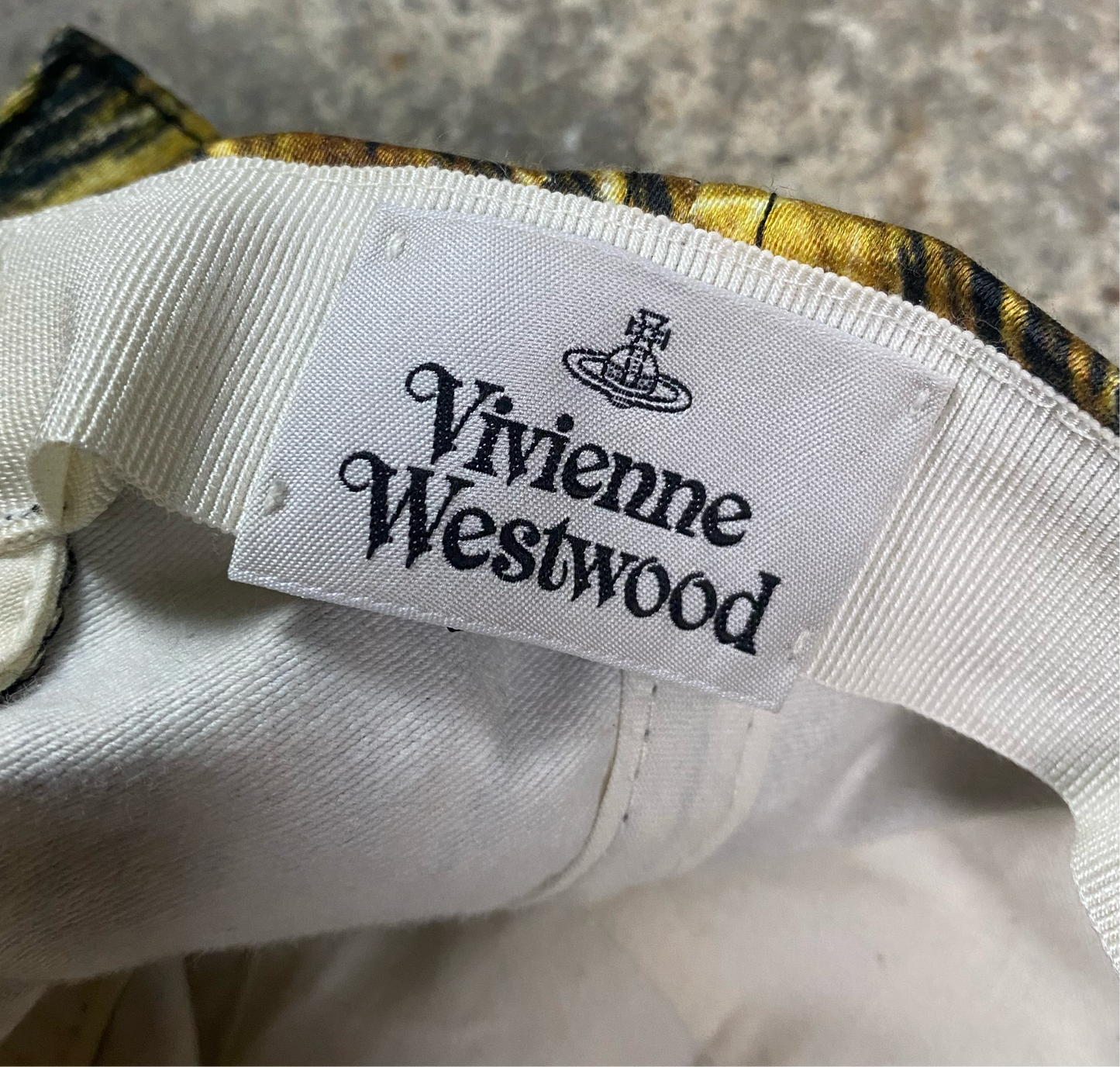 Vivienne Westwood hair print cap