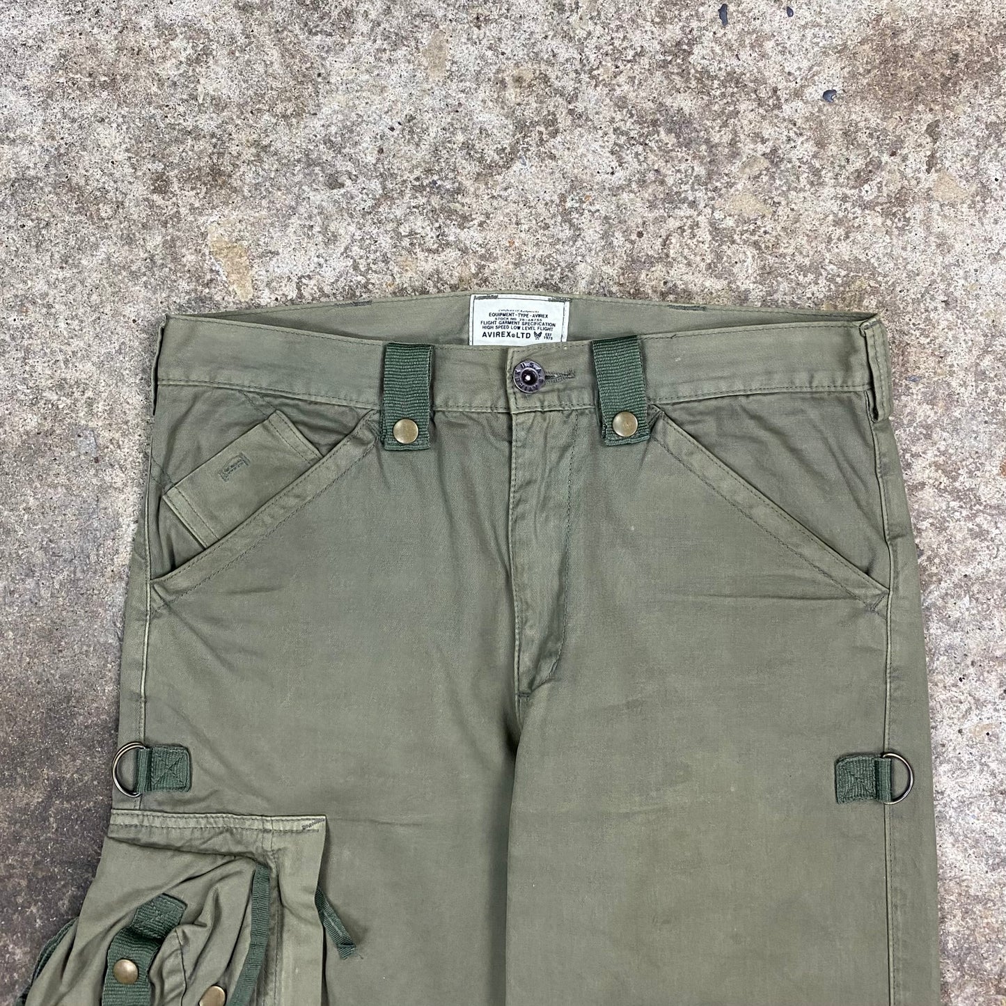 Vintage Avirex Stock No 28-A6755 utility cargos